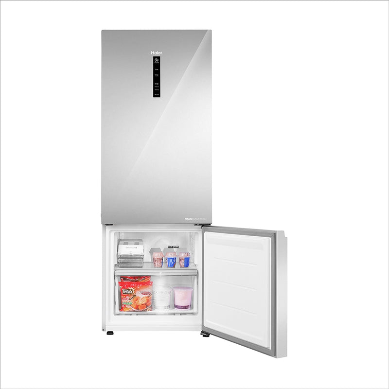 Haier 355L 2 Star Mirror Glass Bottom Mount Refrigerator | HRB-4052PMGA-P-4