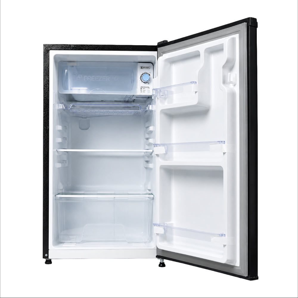 Haier 100L Black Steel Bedroom Single Door Refrigerator | HRD-1252KSA-6