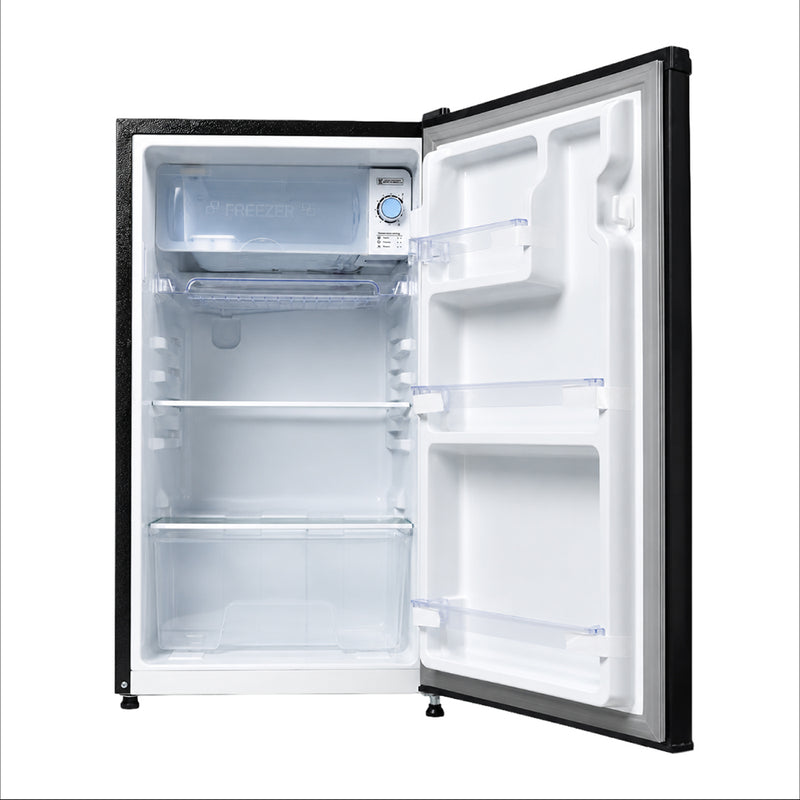 Haier 100L Black Steel Bedroom Single Door Refrigerator | HRD-1252KSA-6