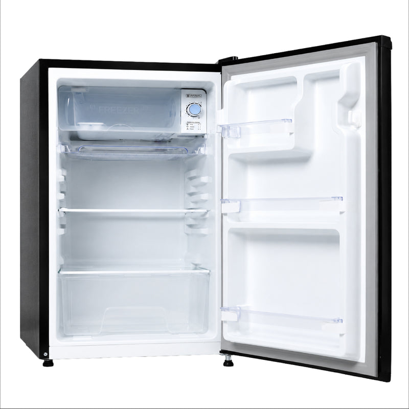Haier 100L Black Steel Bedroom Single Door Refrigerator | HRD-1252KSA-4