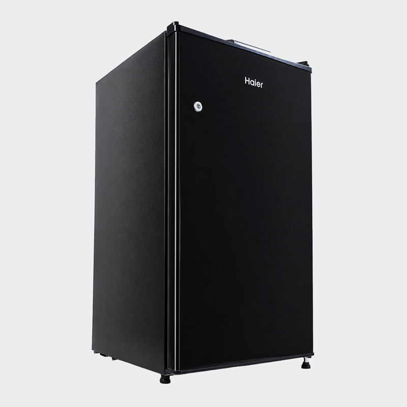 Haier 100L Black Steel Bedroom Single Door Refrigerator | HRD-1252KSA-3