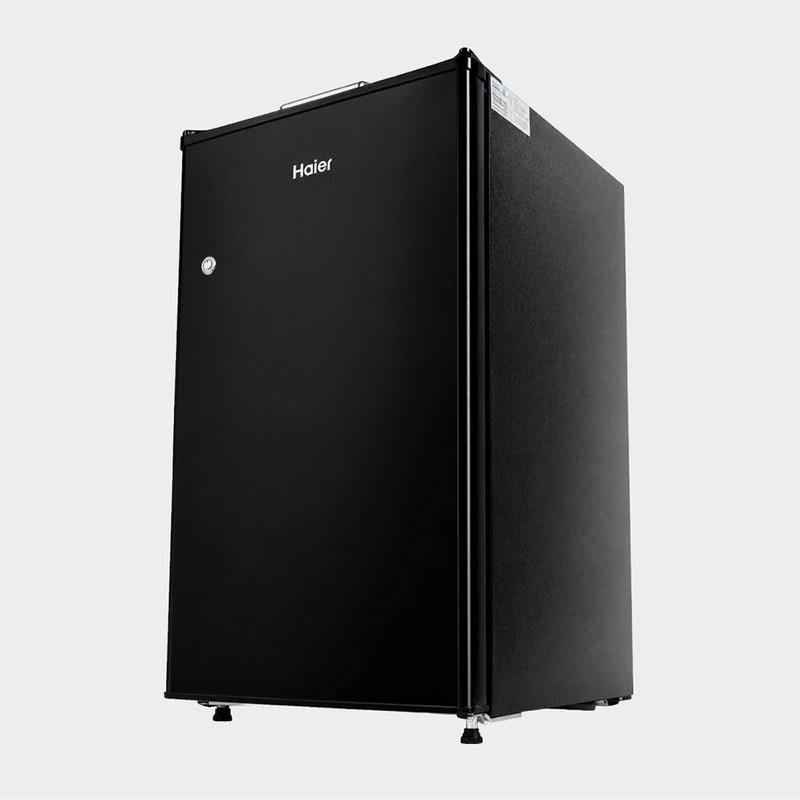 Haier 100L Black Steel Bedroom Single Door Refrigerator | HRD-1252KSA-5