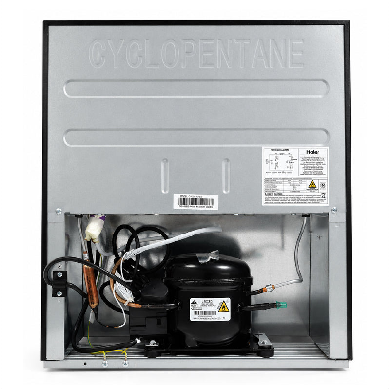 Haier 50L Black Steel Bedroom Single Door Refrigerator | HRD-752KSA-6