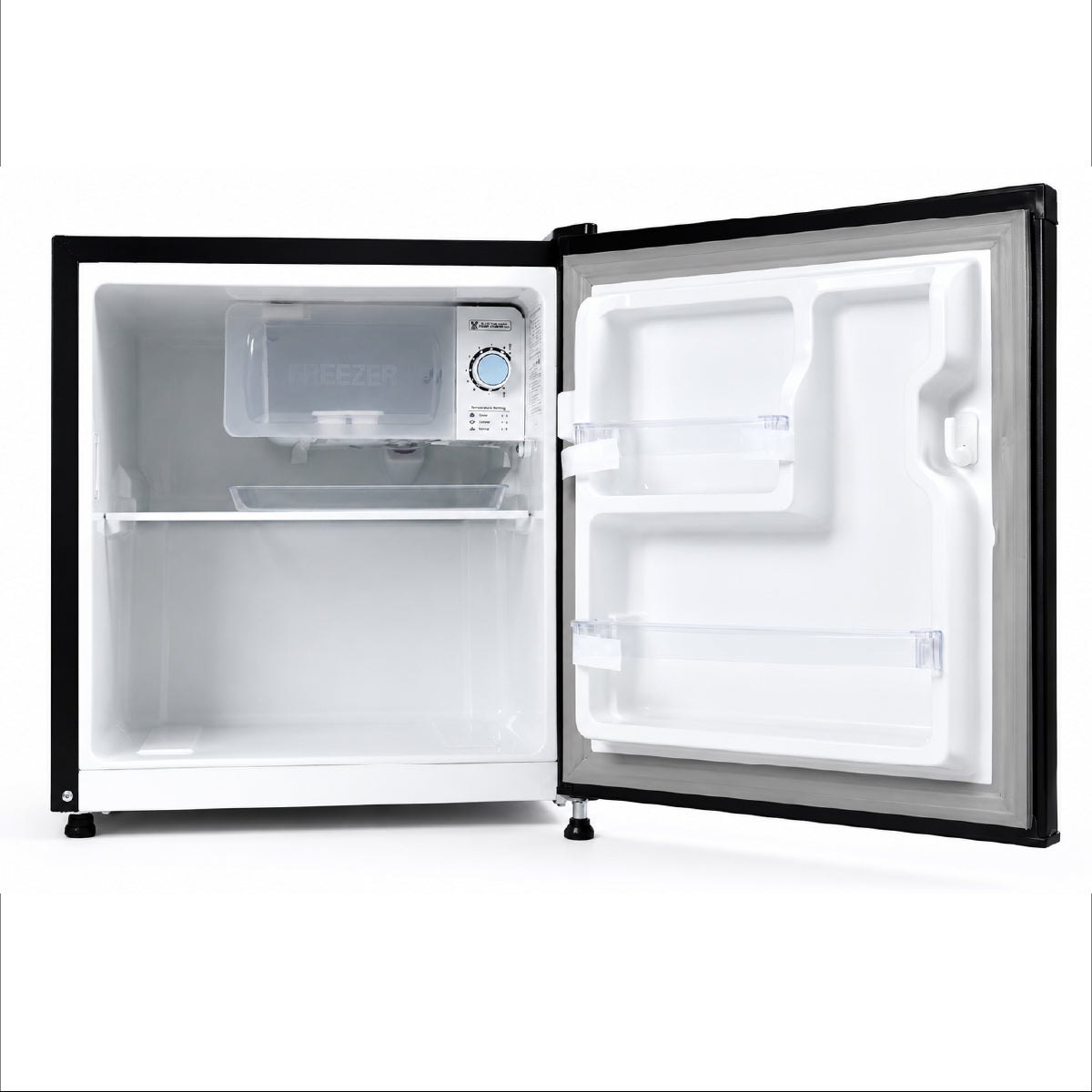 Haier 50L Black Steel Bedroom Single Door Refrigerator | HRD-752KSA-4
