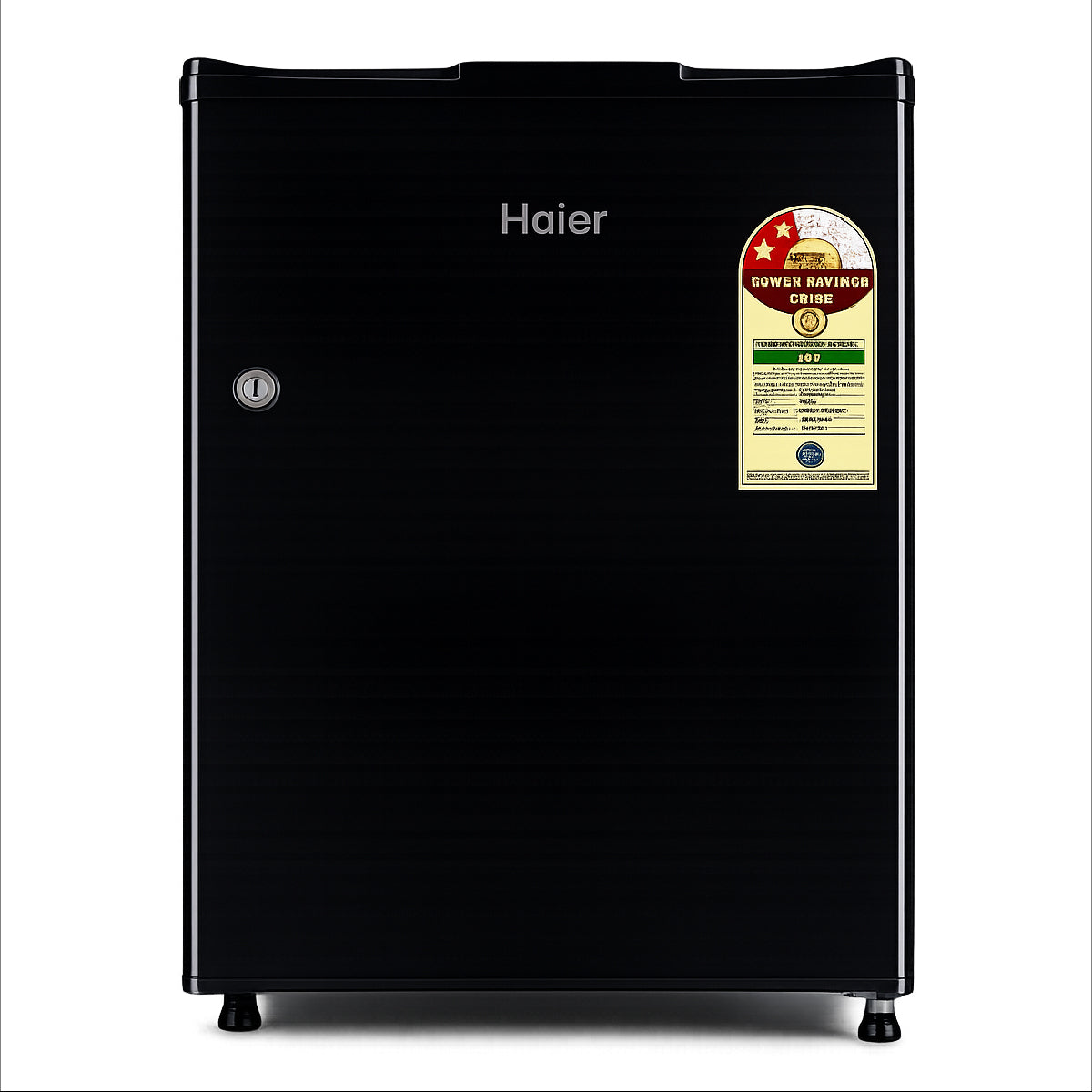 Haier 50L Black Steel Bedroom Single Door Refrigerator | HRD-752KSA-1