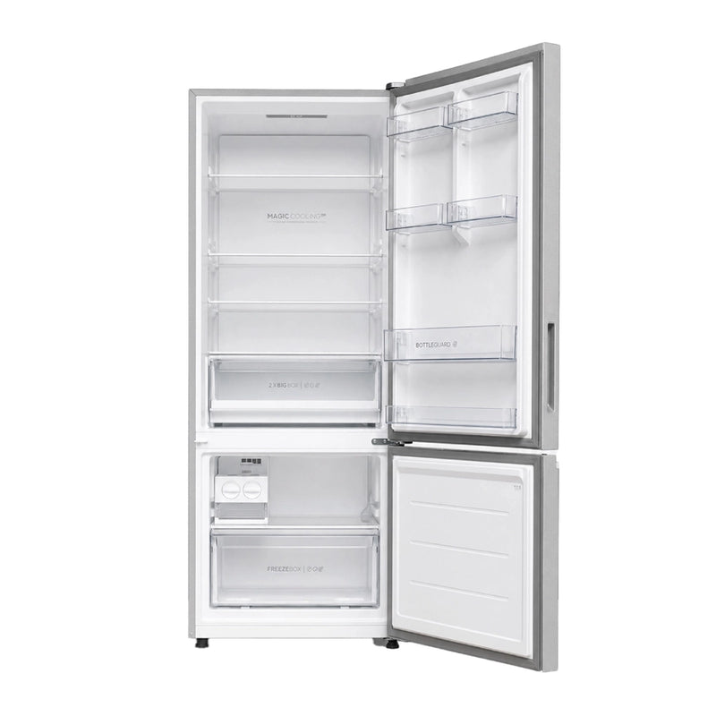 Haier 445L 1 Star Inox Steel Bottom Mount Refrigerator  (HRB-4951BISA-P)-4