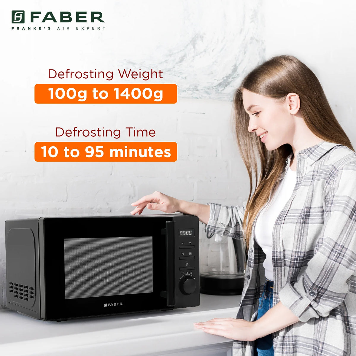 Faber FMW Instacook 20_S Digital Microwave Oven – 20L Capacity, 700W Power, Digital Control, 5 Power Levels, Child Lock-10