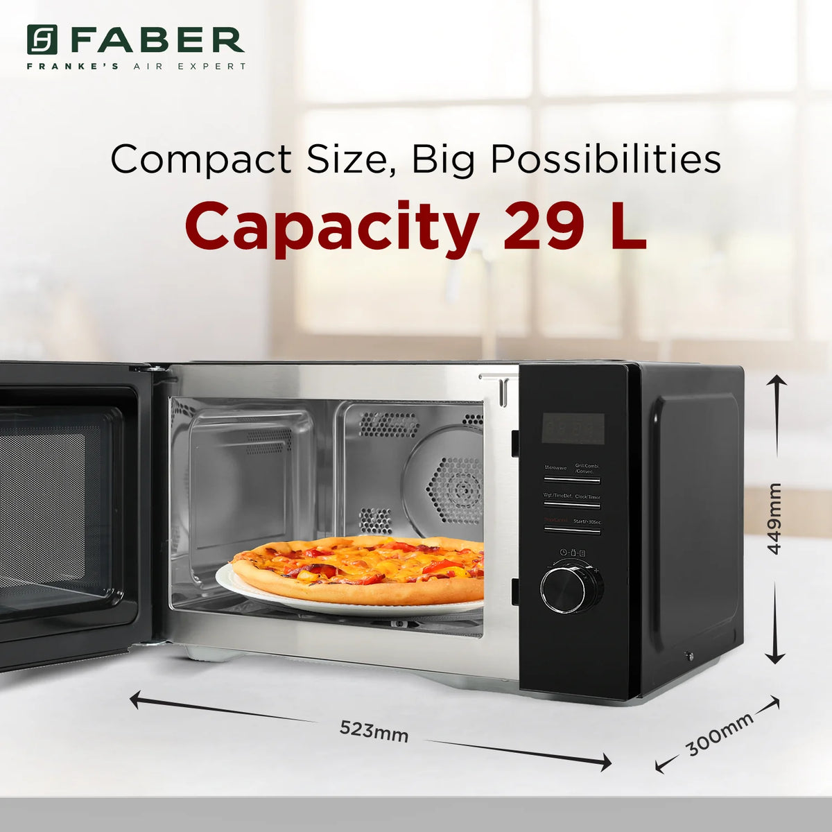 Faber FMW Instacook 30C 30L Convection Microwave Oven-9