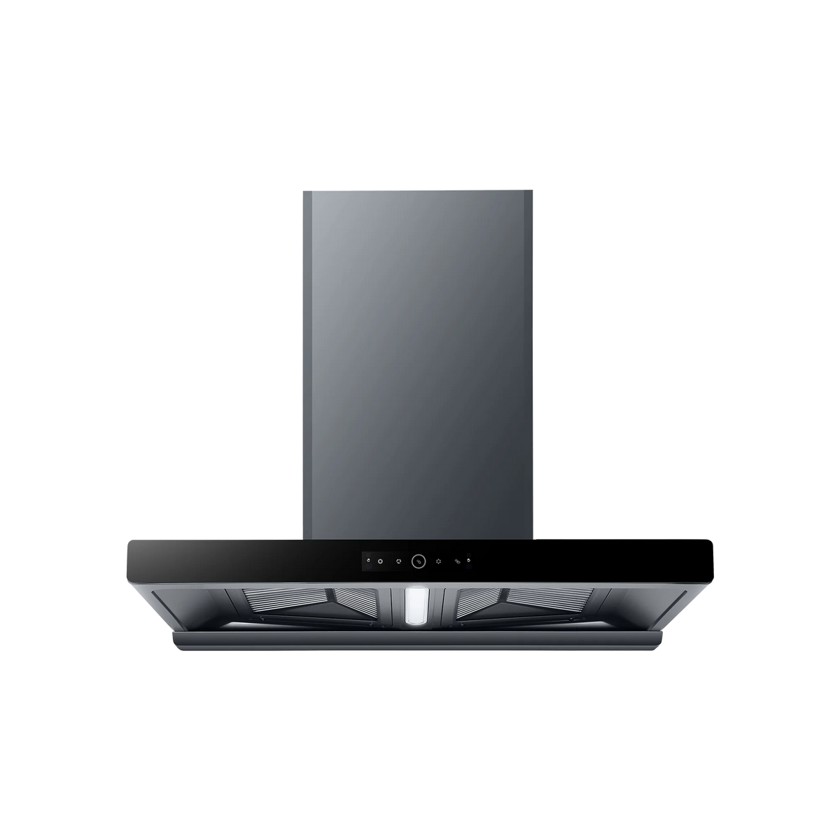 KAFF Hagen 90 90 cm Auto Clean Wall Chimney (Grey Finish)-1