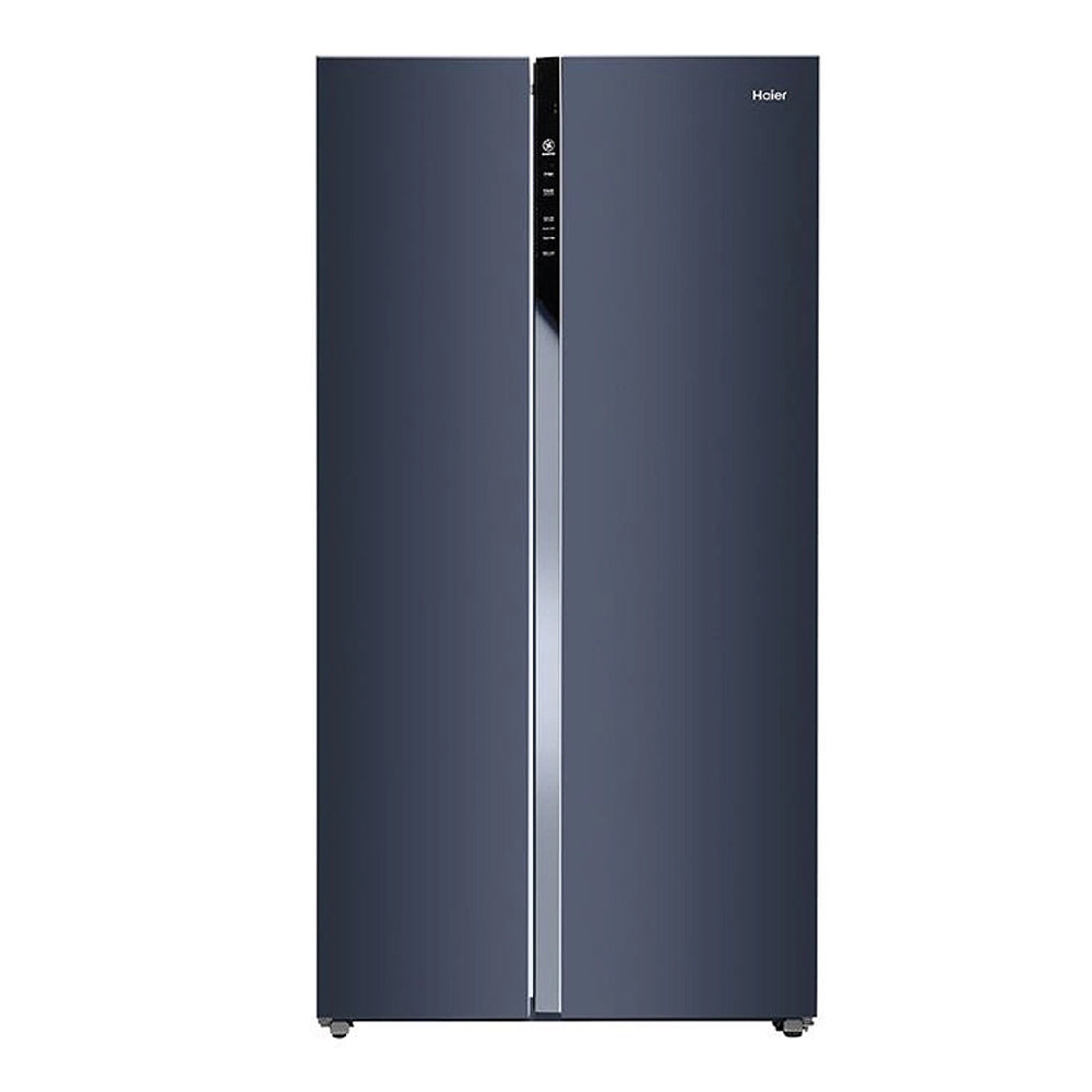 Haier 596L 3 Star Graphite Black 2 Door Convertible Side-by-Side Refrigerator | HES-690GK