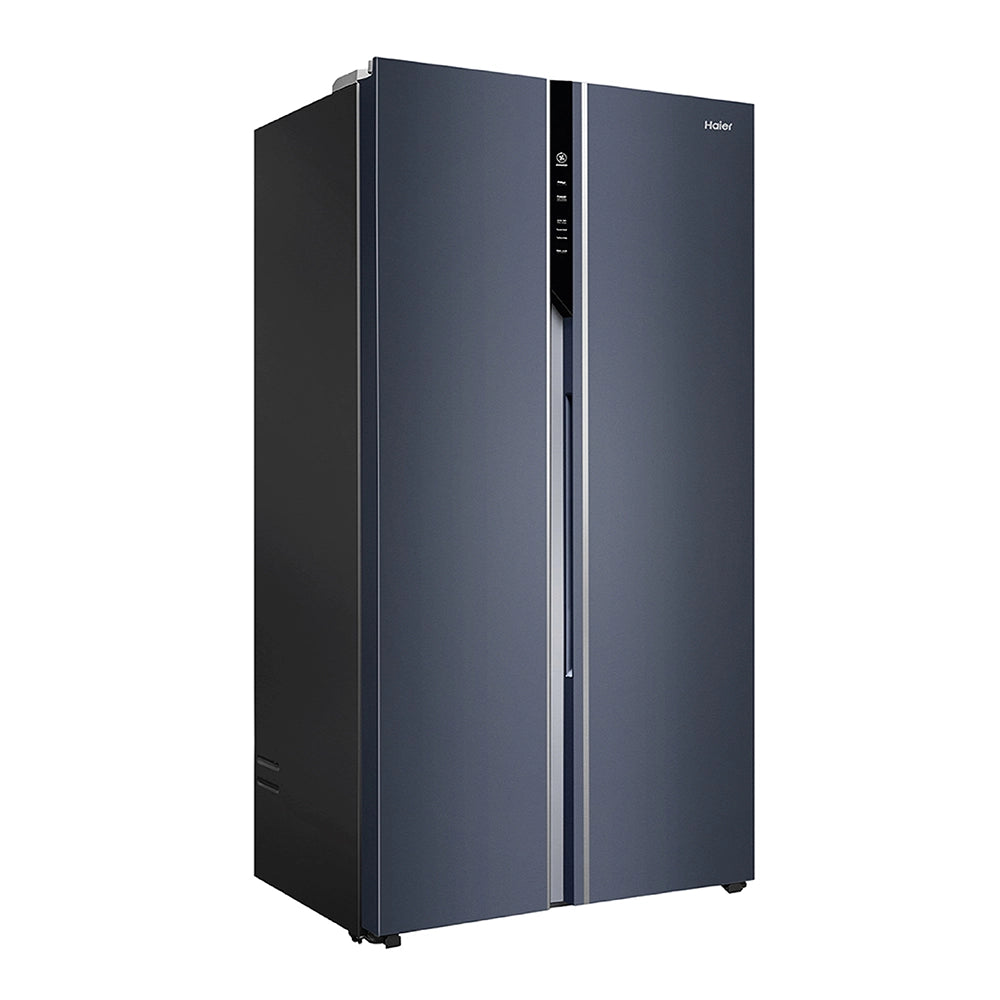 Haier 596L 3 Star Graphite Black 2 Door Convertible Side-by-Side Refrigerator | HES-690GK-3