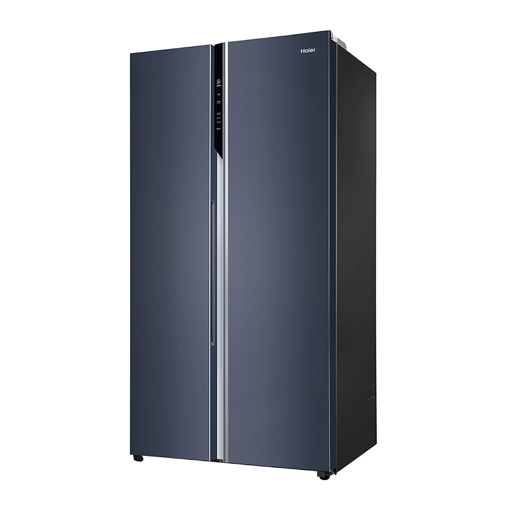 Haier 596L 3 Star Graphite Black 2 Door Convertible Side-by-Side Refrigerator | HES-690GK-5