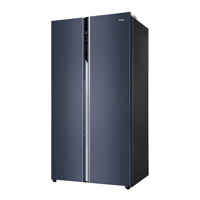 Haier 596L 3 Star Graphite Black 2 Door Convertible Side-by-Side Refrigerator | HES-690GK-5