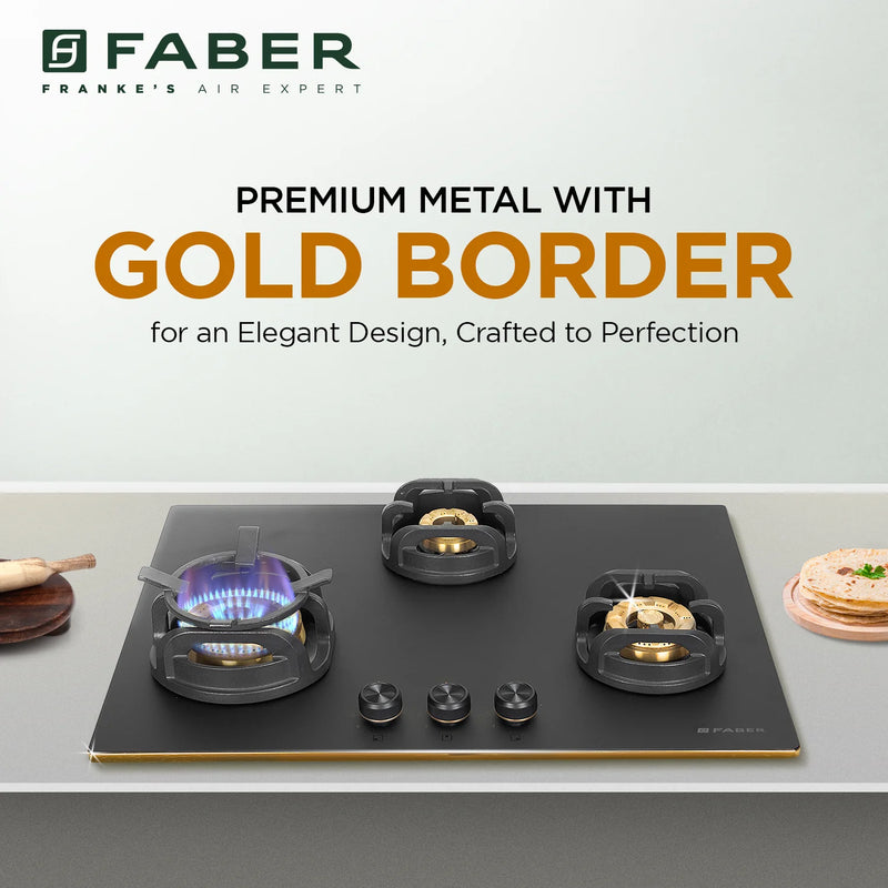 Faber Hob Verona HD723 CI FFD AI 72 cm Built-In Gas Hob – 3 Brass Burners, Flame Failure Safety & Cast Iron Pan Supports-11