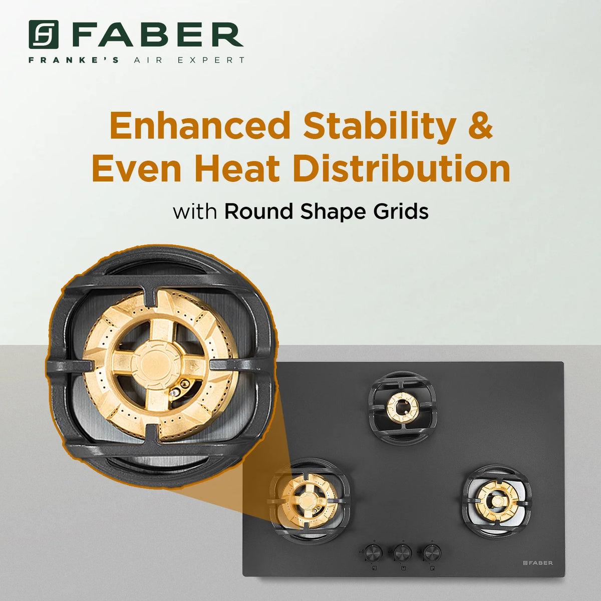 Faber Hob Verona HD783 CI FFD AI 75 cm Built-In Gas Hob – 3 Brass Burners, Flame Failure Safety & Auto-Ignition-16