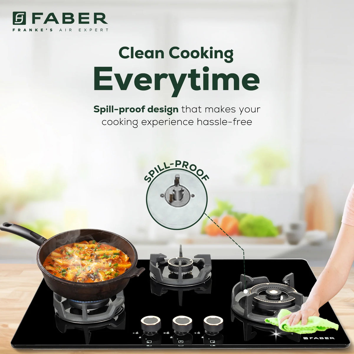 Faber Hob Experia HT753 ALU AI FFD 75 cm Built-In Gas Hob – 3 Brass Burners, Auto Electric Ignition & Flame Failure Device-15