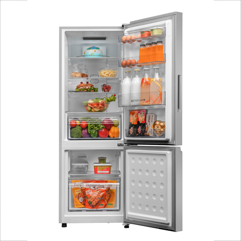 Haier 237L 2 Star Titanium Steel Bottom Mount Refrigerator (HRB-2872IETSA-P)-2