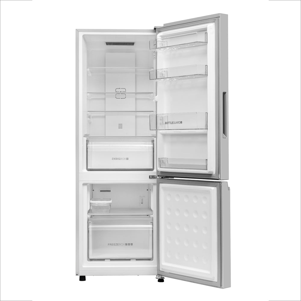 Haier 237L 2 Star Titanium Steel Bottom Mount Refrigerator (HRB-2872IETSA-P)-4