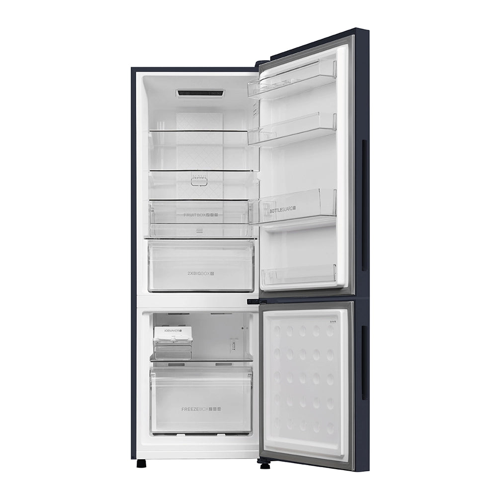 Haier 265L 2 Star Graphite Black Bottom Mount Refrigerator  (HRB-3152IBGKA-P)-4