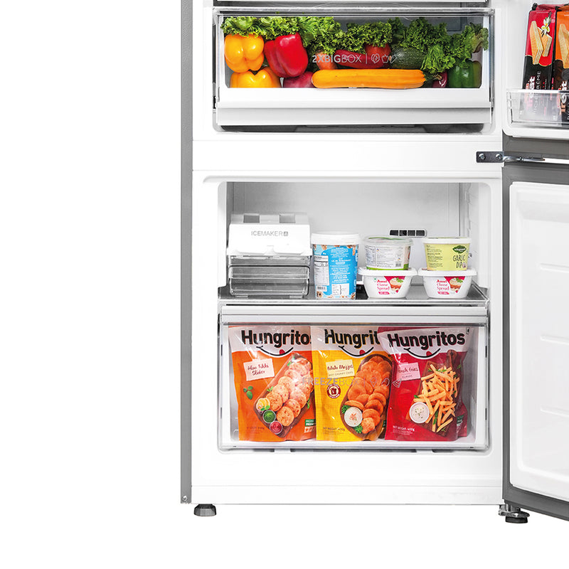 Haier 325L 2 Star Mirror Glass Bottom Mount Refrigerator (HRB-3752PMGA-P)-6