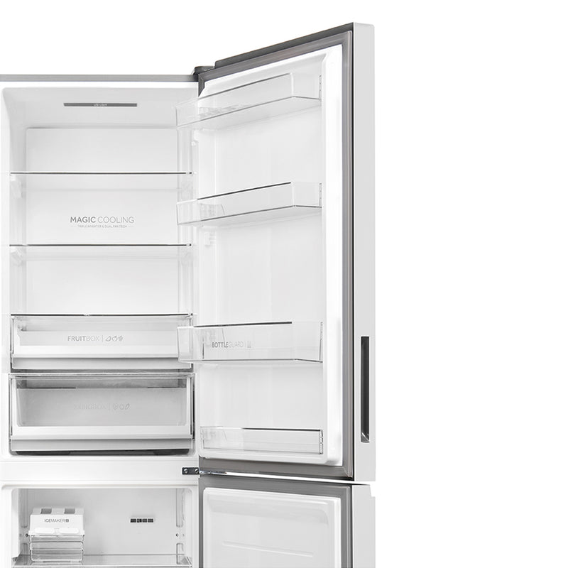 Haier 325L 2 Star Mirror Glass Bottom Mount Refrigerator (HRB-3752PMGA-P)-9