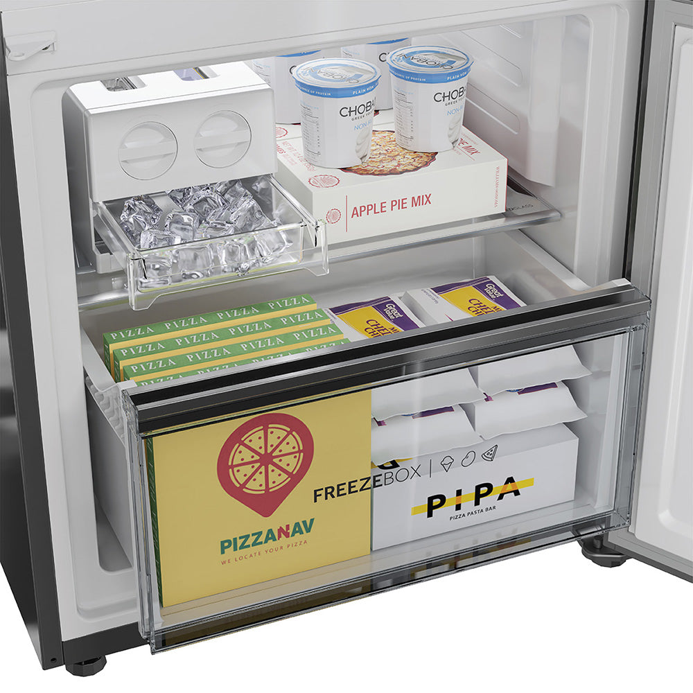 Haier 445L 2 Star Black Glass Bottom Mount Refrigerator  Model: HRB-4952CKGA-P-6