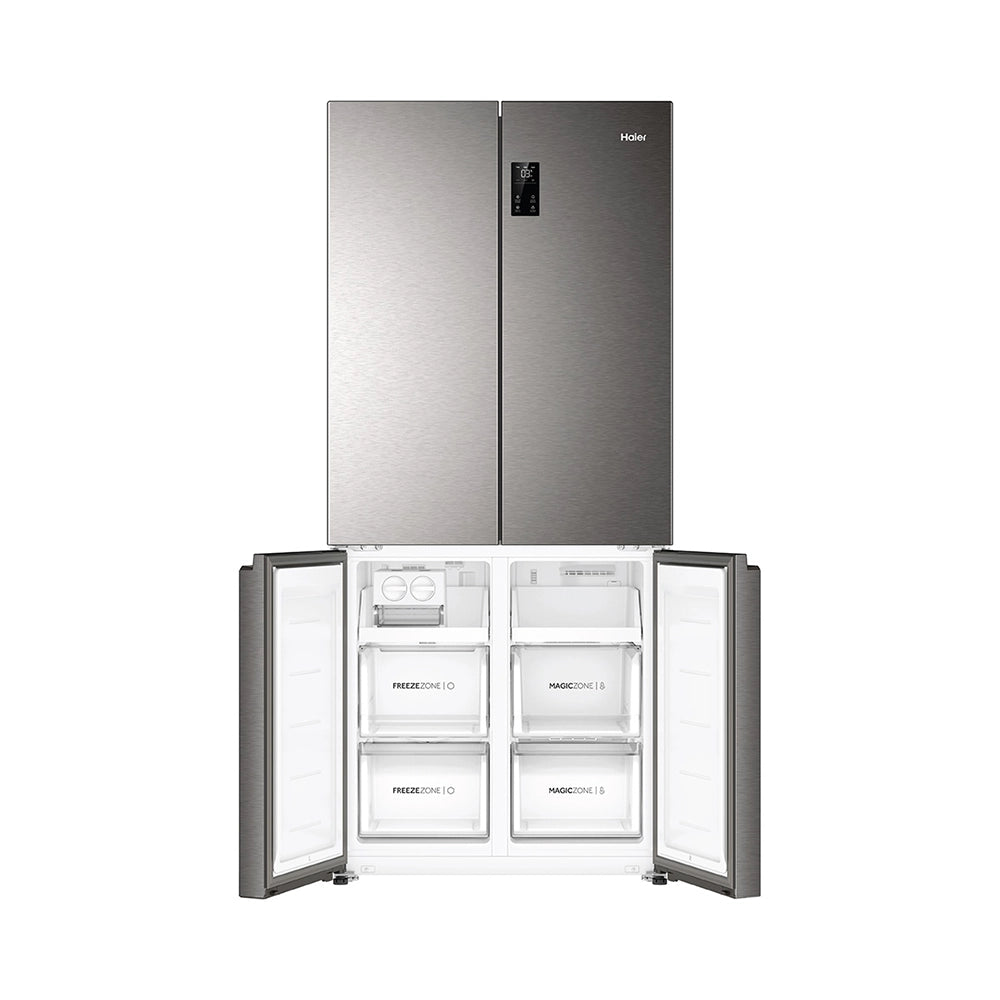 Haier Lumiere 520L 3 Star Inox Steel French Door Refrigerator (HRB-600IS)-5