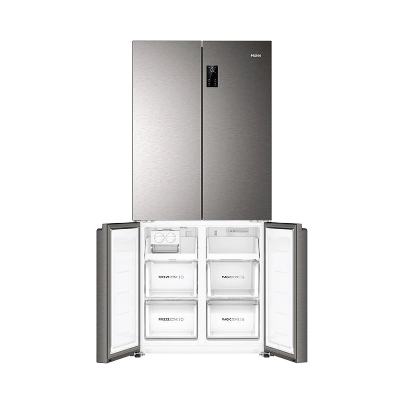 Haier Lumiere 520L 3 Star Inox Steel French Door Refrigerator (HRB-600IS)-5