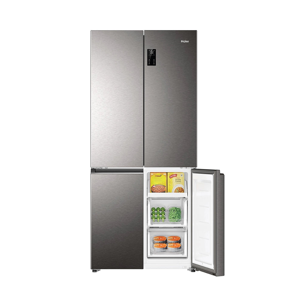 Haier Lumiere 520L 3 Star Inox Steel French Door Refrigerator (HRB-600IS)-12