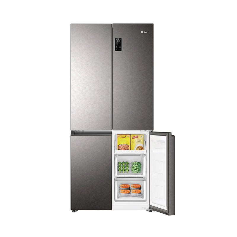 Haier Lumiere 520L 3 Star Inox Steel French Door Refrigerator (HRB-600IS)-12