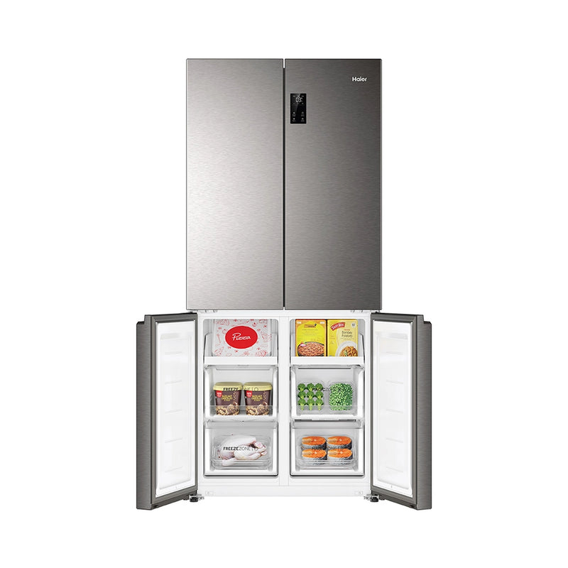 Haier Lumiere 520L 3 Star Inox Steel French Door Refrigerator (HRB-600IS)-14