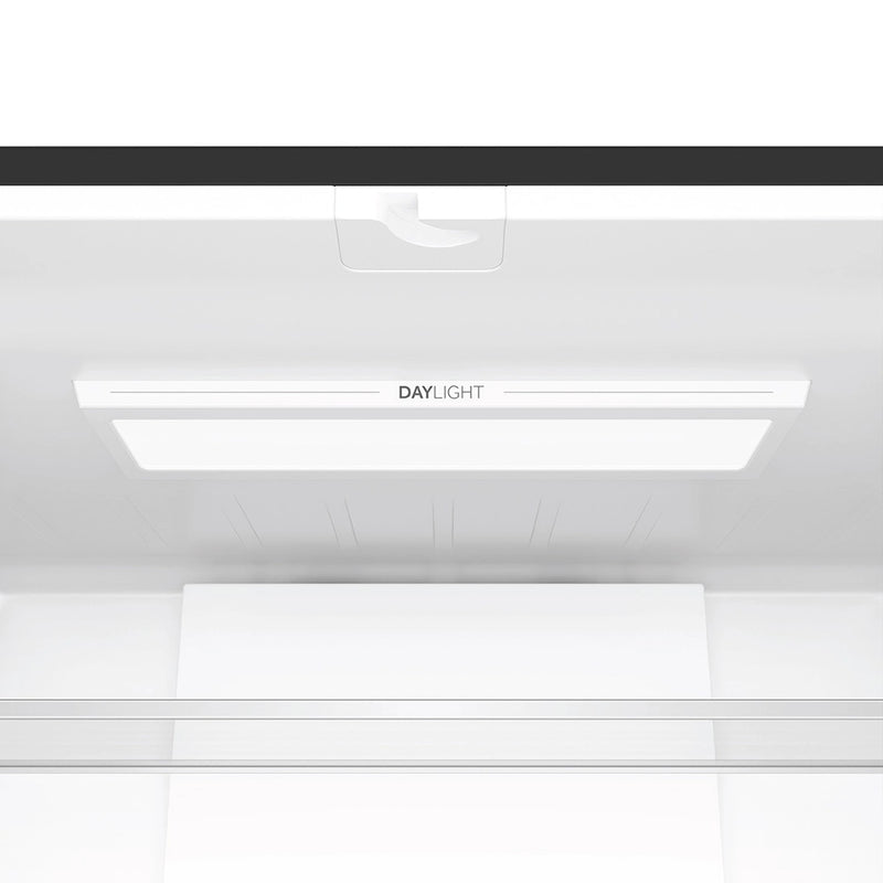 Haier Lumiere 520L 3 Star Black Glass French Door Refrigerator with Smart Sense AI | HRB-600KGU1-7