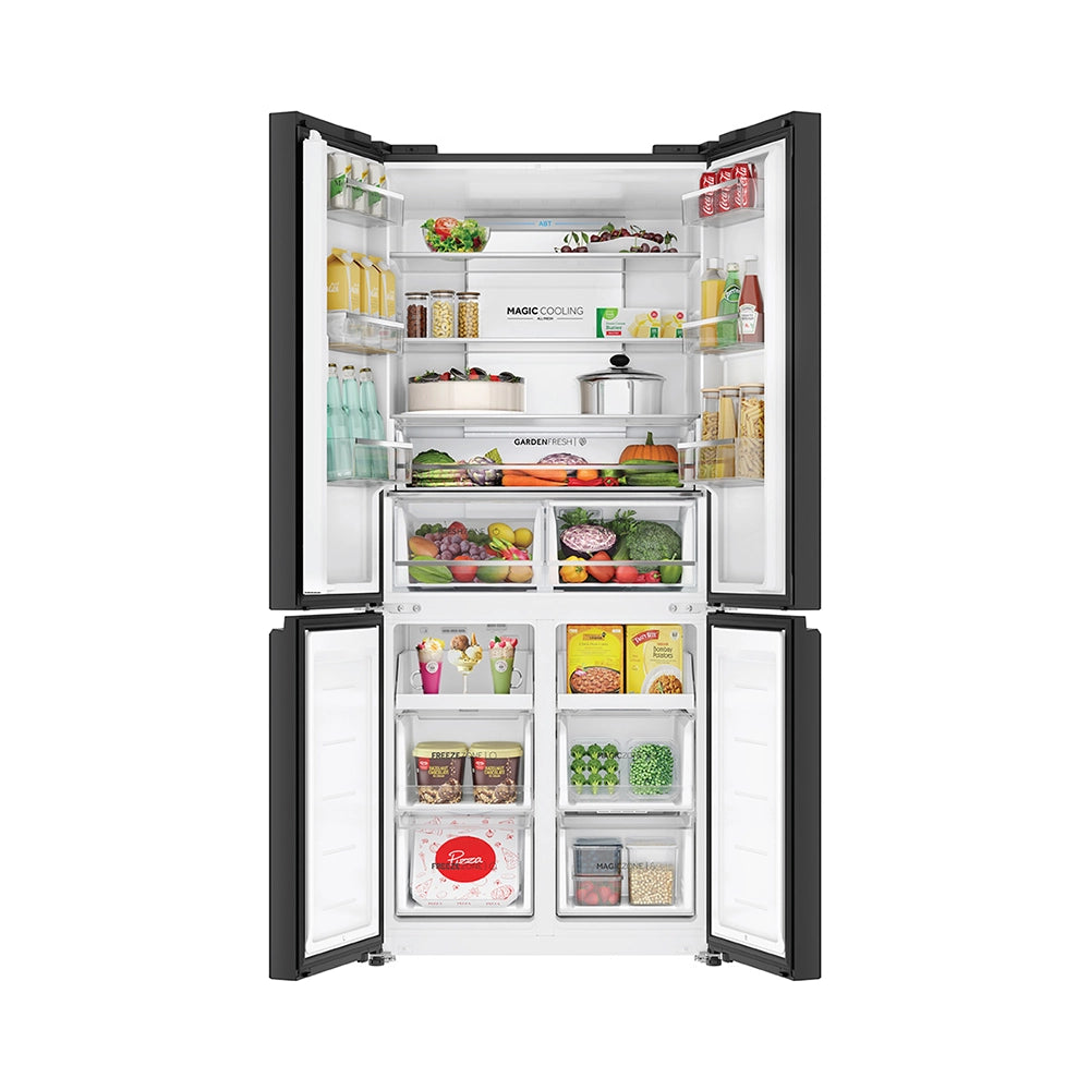 Haier Lumiere 520L 3 Star Mirror Glass French Door Refrigerator with Smart Sense AI | HRB-600MGU1-3
