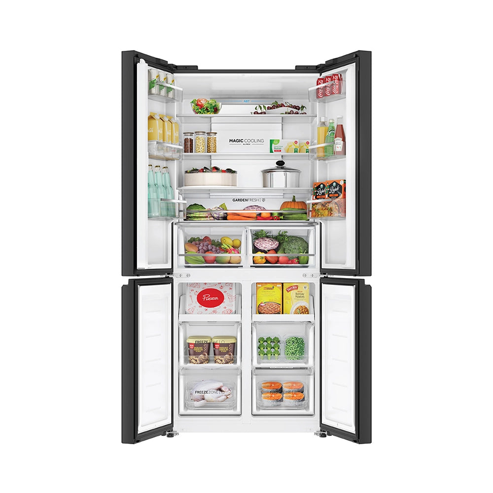 Haier Lumiere 520L 3 Star Mirror Glass French Door Refrigerator with Smart Sense AI | HRB-600MGU1-4