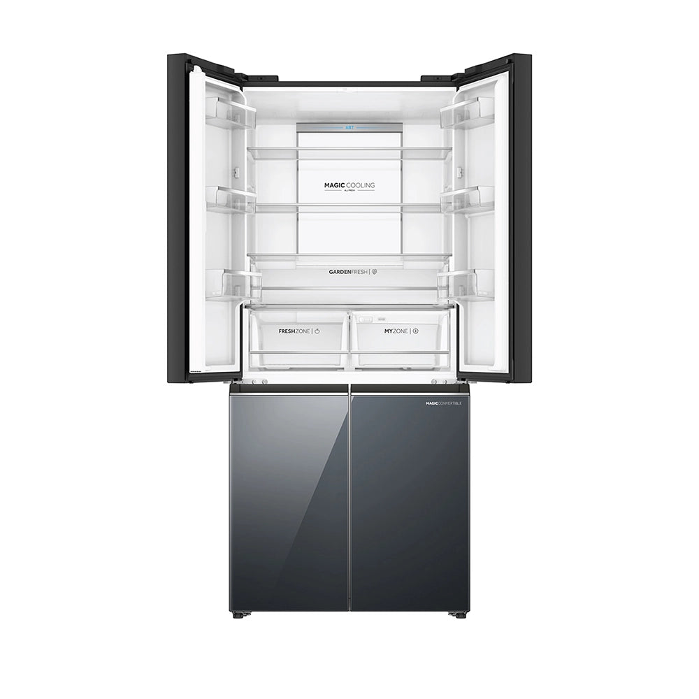 Haier Lumiere 520L 3 Star Mirror Glass French Door Refrigerator with Smart Sense AI | HRB-600MGU1-5