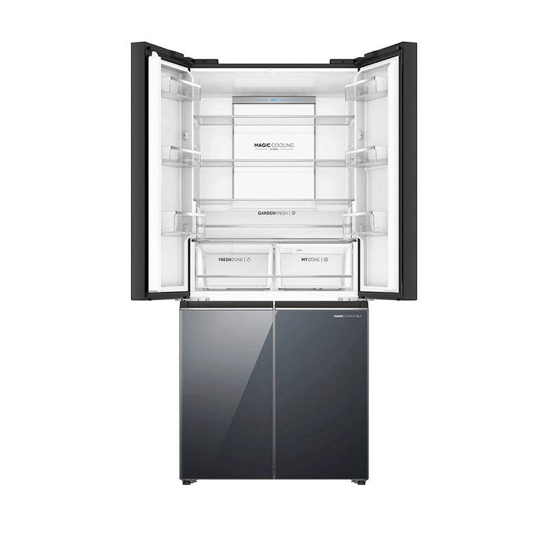 Haier Lumiere 520L 3 Star Mirror Glass French Door Refrigerator with Smart Sense AI | HRB-600MGU1-5