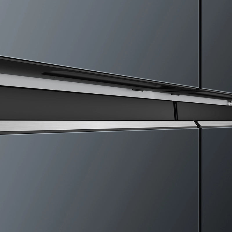 Haier Lumiere 520L 3 Star Mirror Glass French Door Refrigerator with Smart Sense AI | HRB-600MGU1-7