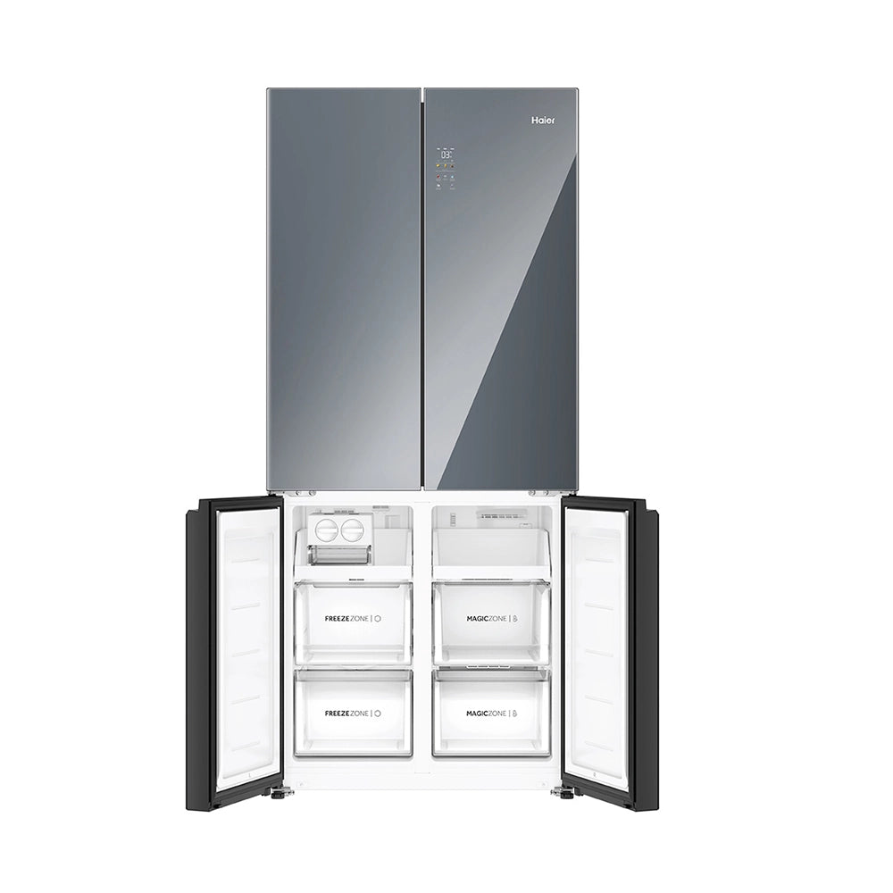 Haier Lumiere 520L 3 Star Mirror Glass French Door Refrigerator with Smart Sense AI | HRB-600MGU1-21