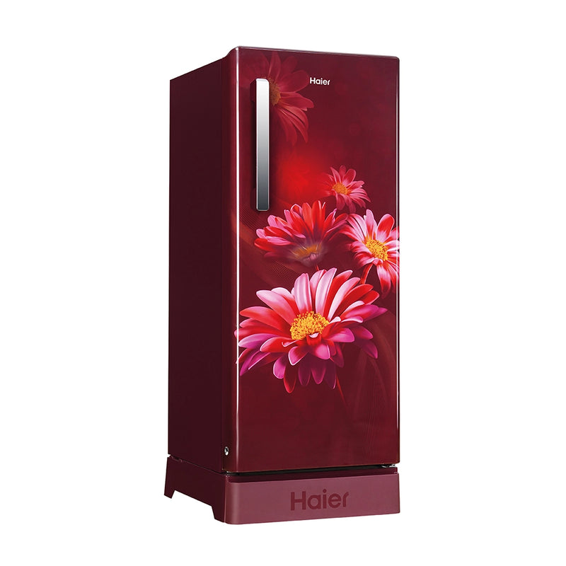 Haier 190L 5 Star Red Hilton Single Door Refrigerator | HRD-2115PRHA-N-2