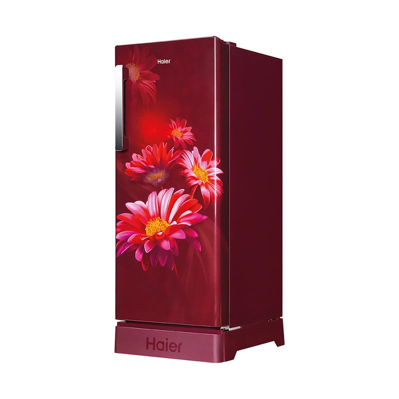 Haier 190L 5 Star Red Hilton Single Door Refrigerator | HRD-2115PRHA-N-3