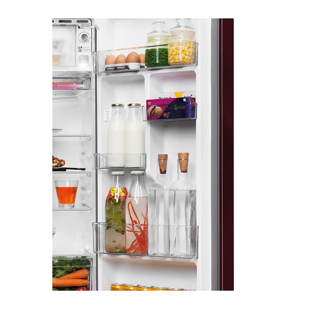 Haier 190L 5 Star Red Hilton Single Door Refrigerator | HRD-2115PRHA-N-5