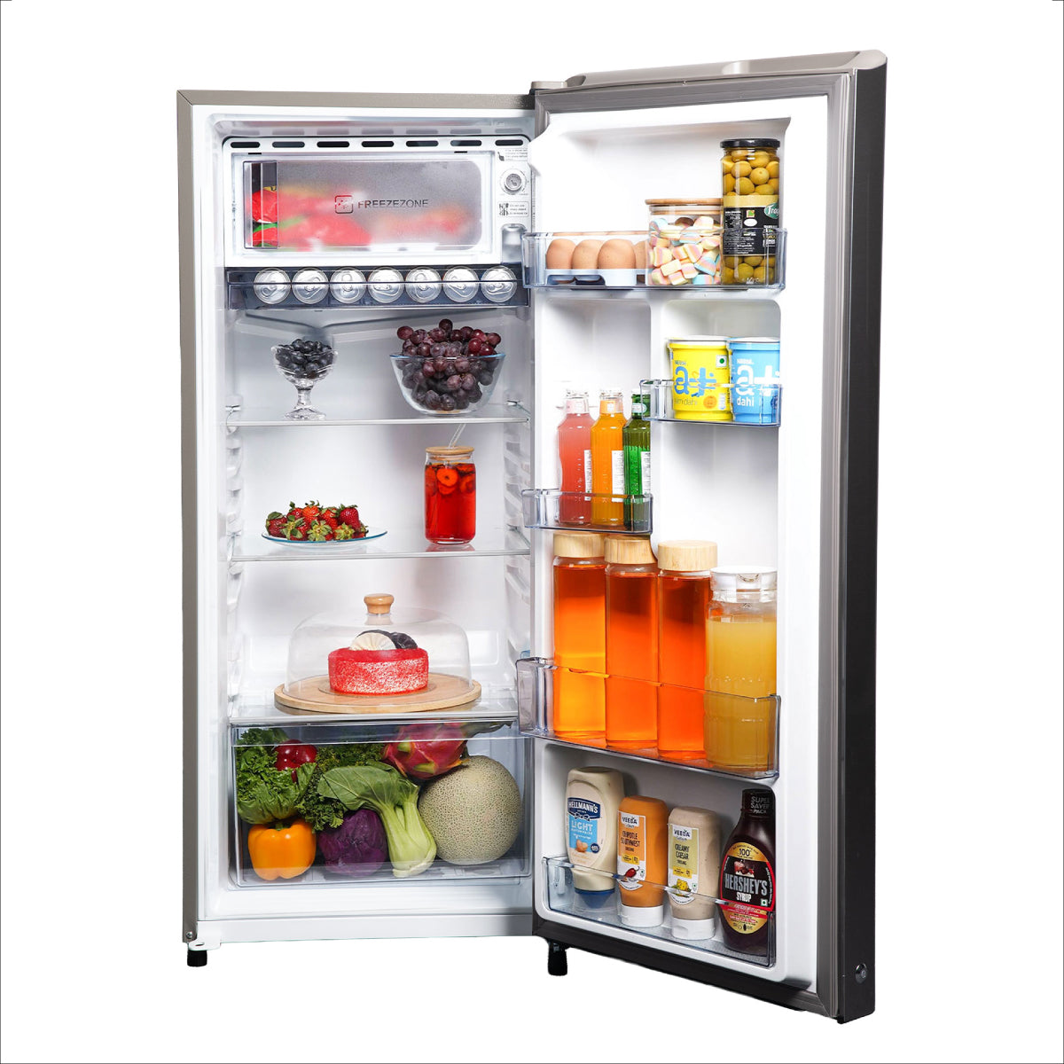Haier 215L 2 Star UltraMarine Steel Single Door Refrigerator | HRD-2362BUSA-N-2