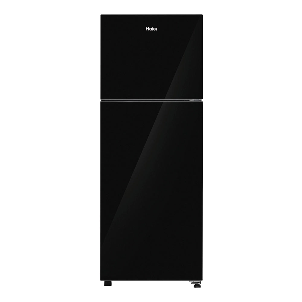 Haier 240L 2 Star Black Glass Double Door Refrigerator (HRF-2902EKGA-P)