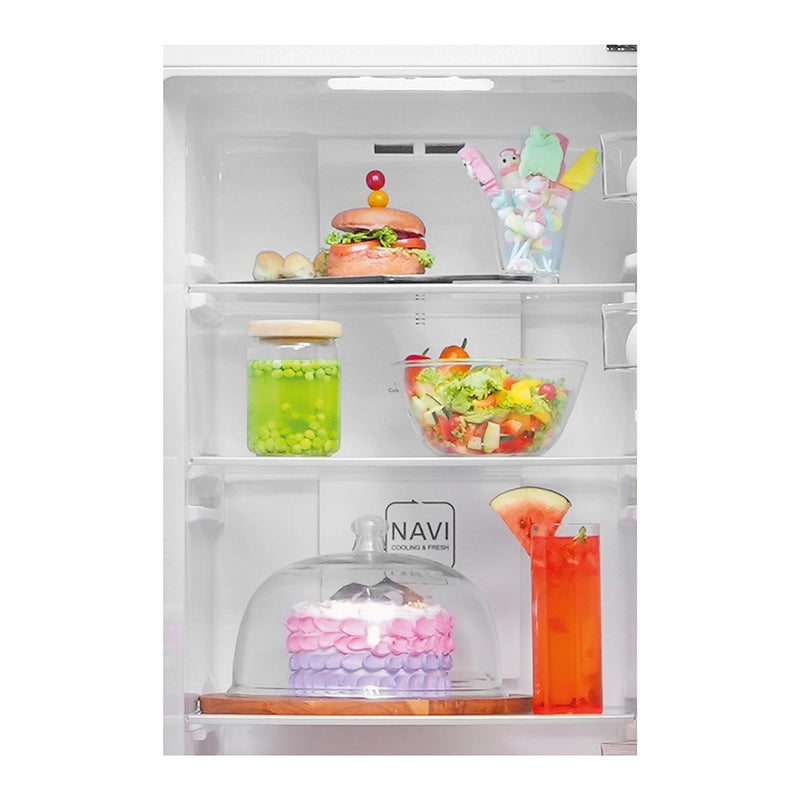 Haier 240L 2 Star Black Glass Double Door Refrigerator (HRF-2902EKGA-P)-7