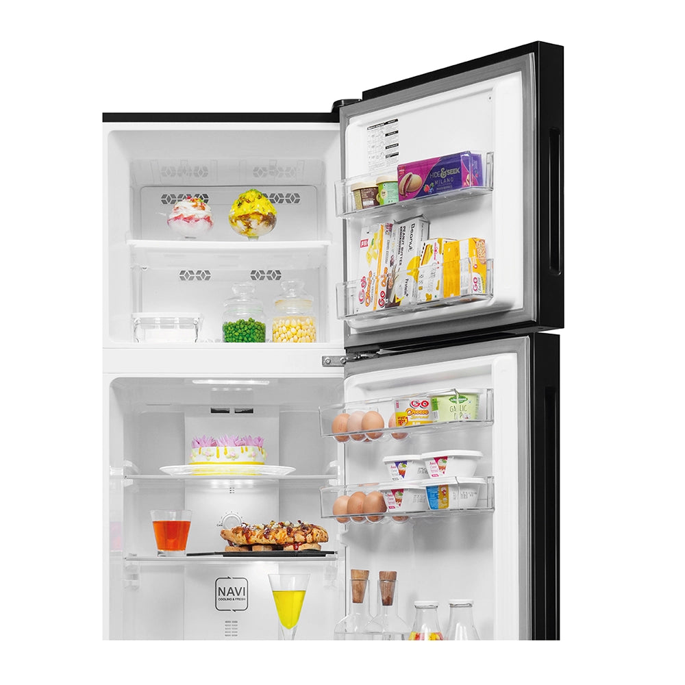 Haier 240L 2 Star Wave Glass Double Door Refrigerator  (HRF-2902EWGA-P)-6