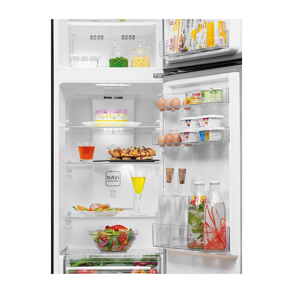 Haier 240L 2 Star Wave Glass Double Door Refrigerator  (HRF-2902EWGA-P)-9