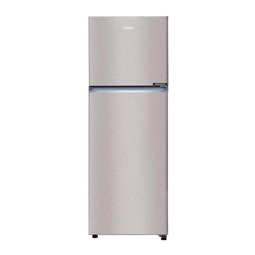 Haier 240L 2 Star Brushline Silver Double Door Refrigerator (HRF-2902IBBSA-P)