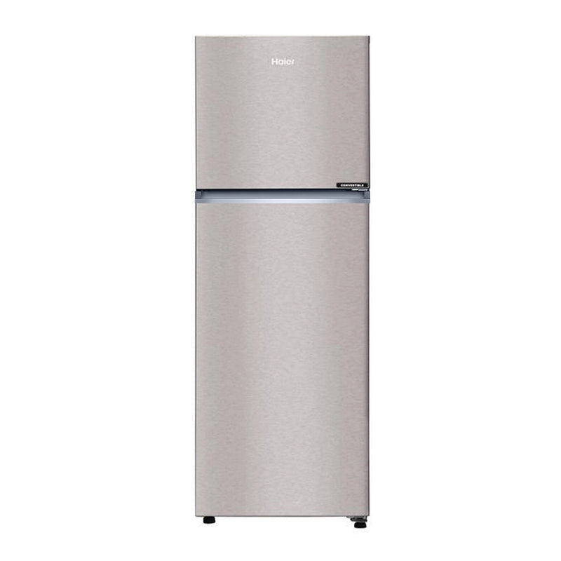 Haier 240L 2 Star Brushline Silver Double Door Refrigerator (HRF-2902IBBSA-P)-1