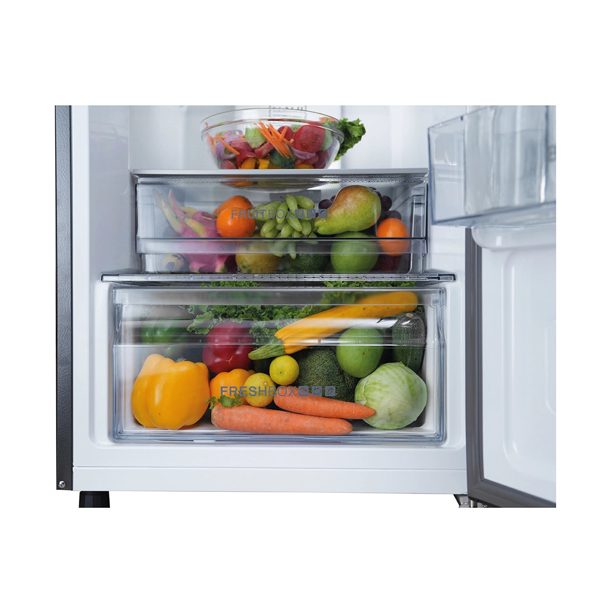 Haier 240L 2 Star GE Black Double Door Refrigerator | HRF-2902IBGBA-P-8
