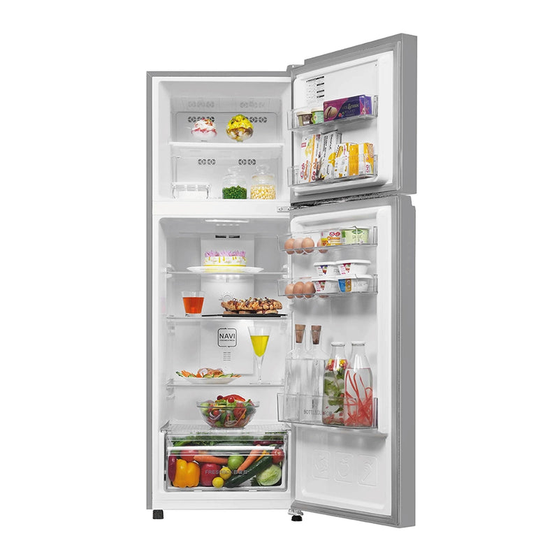 Haier 240L 2 Star Brushline Silver Double Door Refrigerator (HRF-2902IEBSA-P)-2